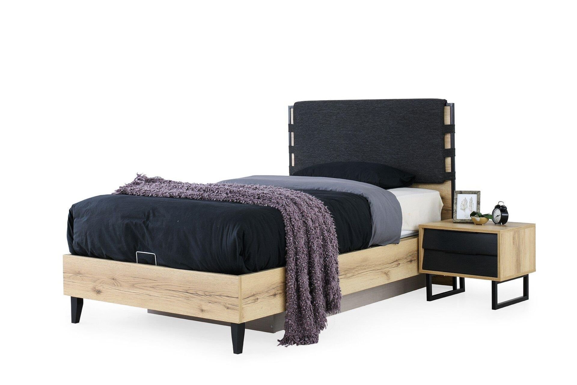 Vze Luna Genç Karyola Bazalı Başlık Dahil 120'lik