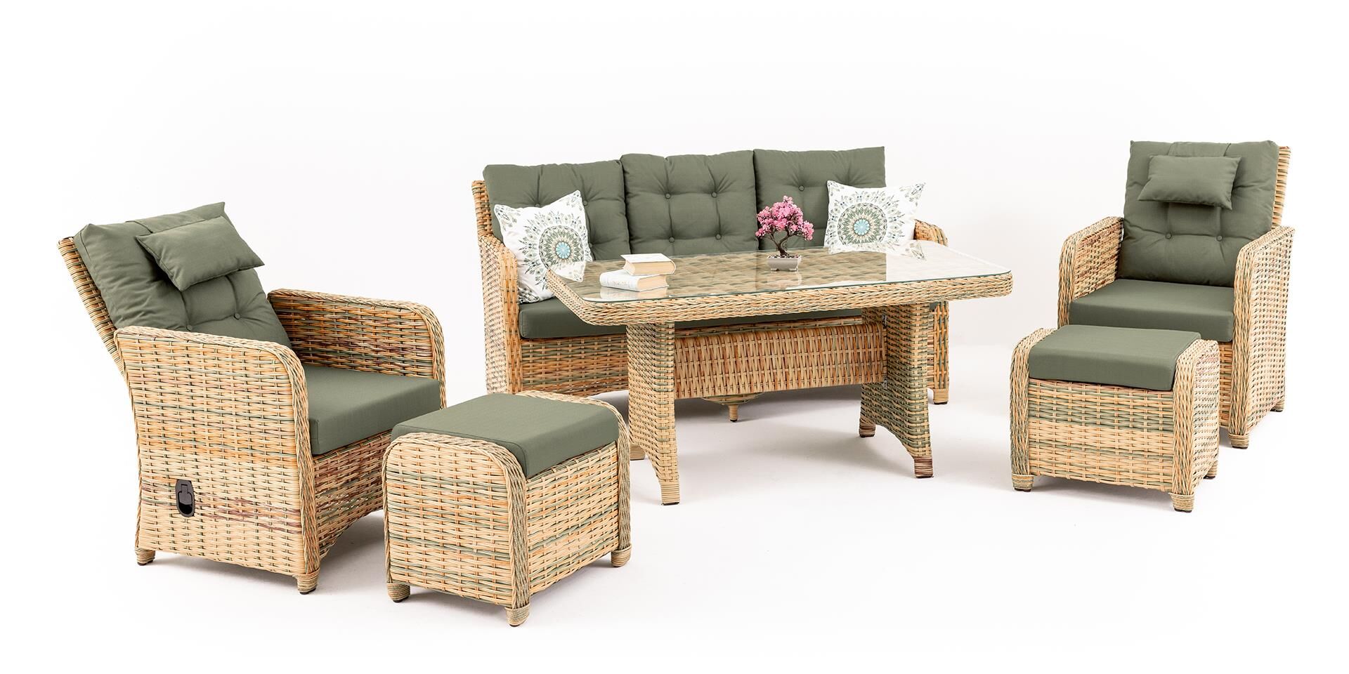 Sdr Cakarta Oturma Grubu 3+1+1+Masa+Puf Elvan