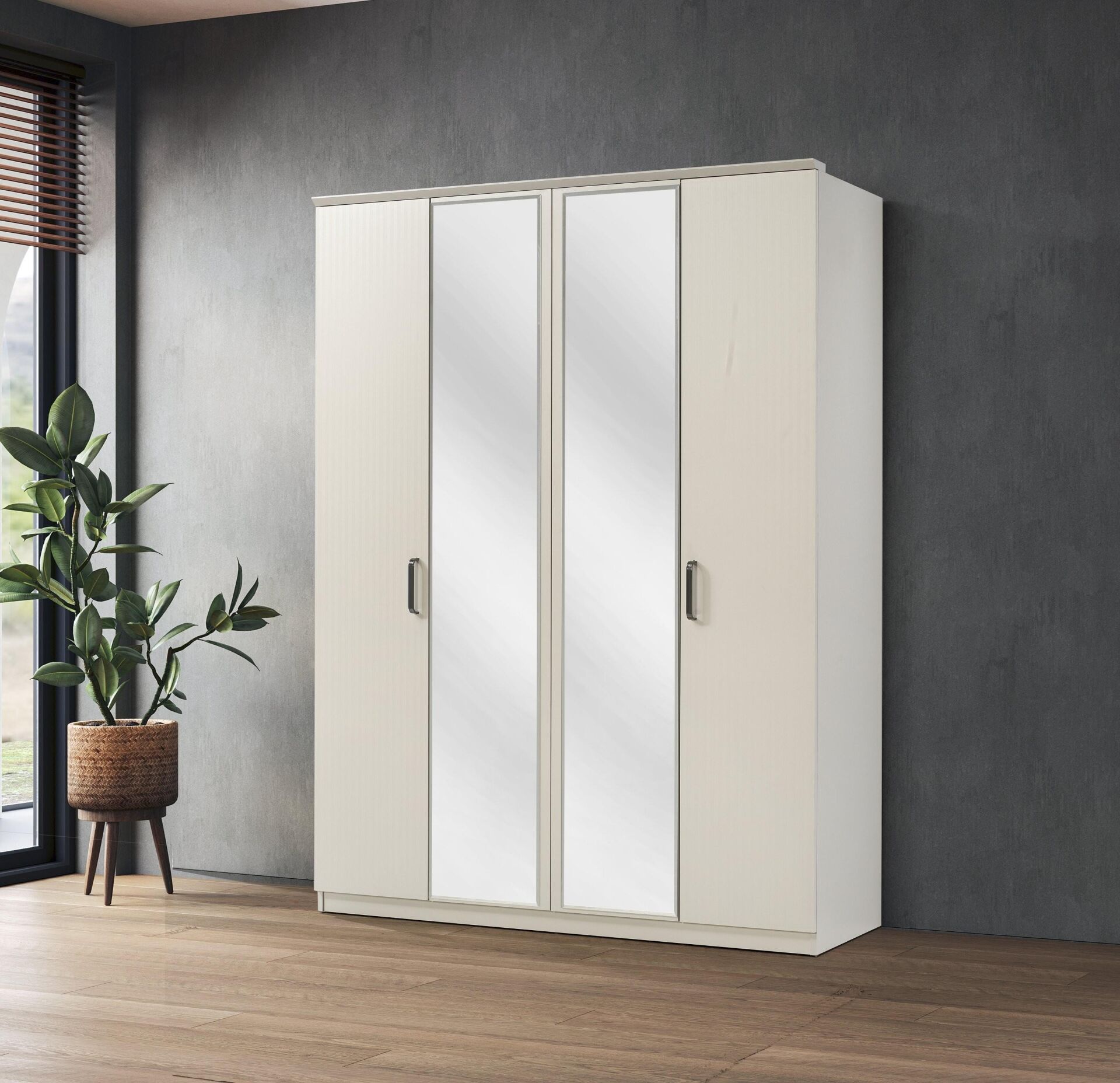 Vze Rio 4 Kapılı Dolap
