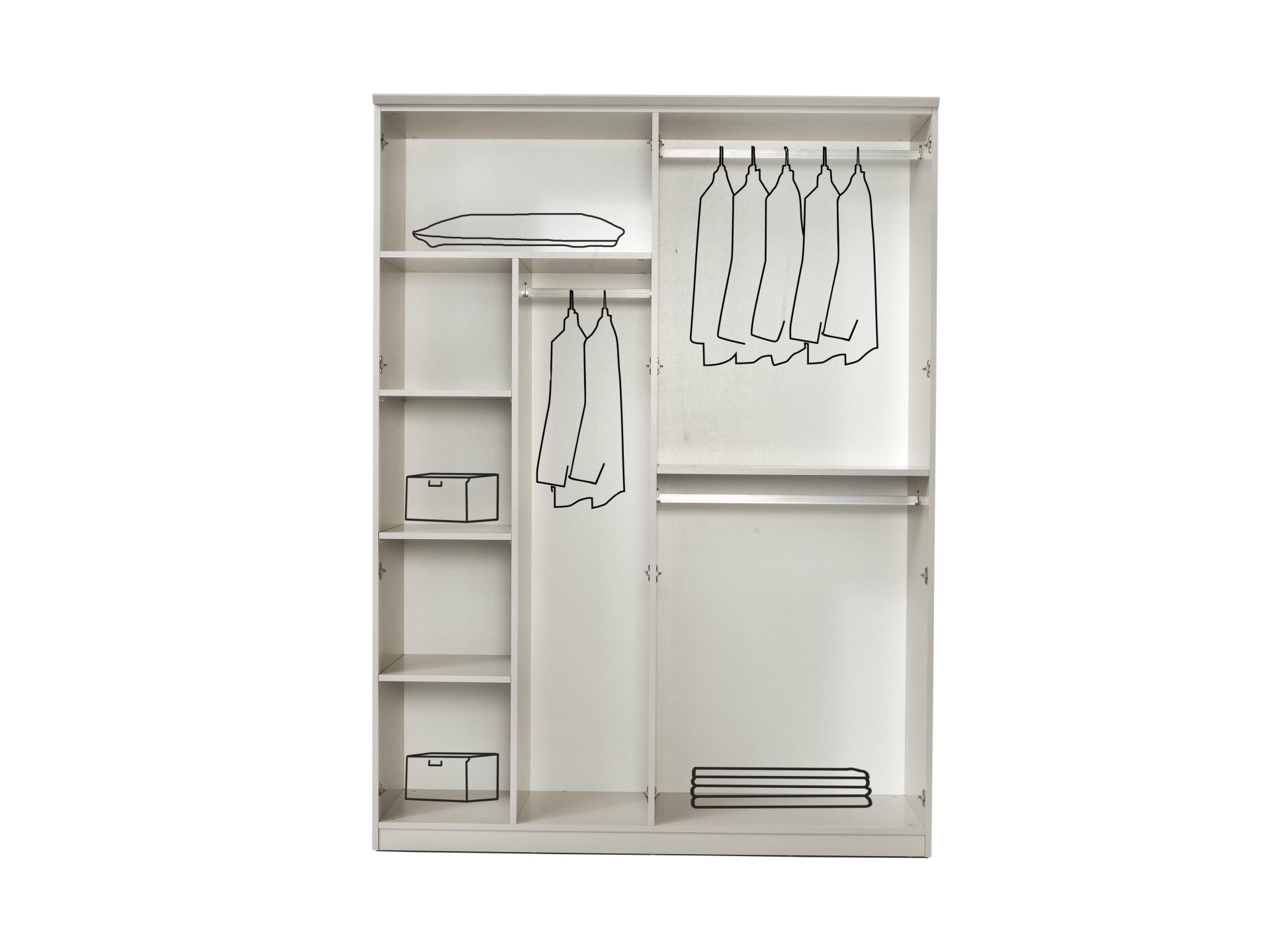 Vze Rio 4 Kapılı Dolap