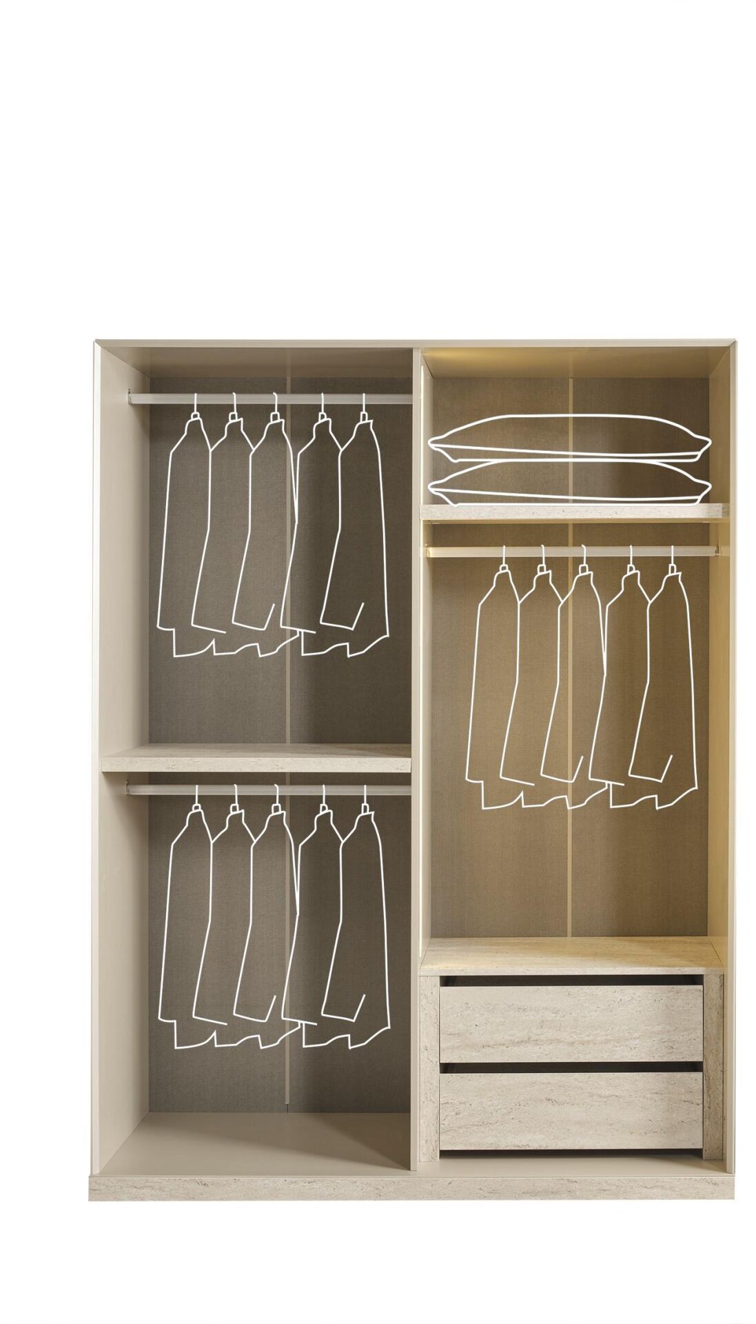 Bg Artemis 4 Kapılı Dolap