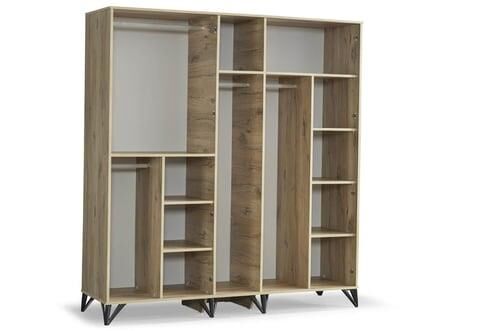 Mds Ekin 5 Kapaklı Dolap Beyaz