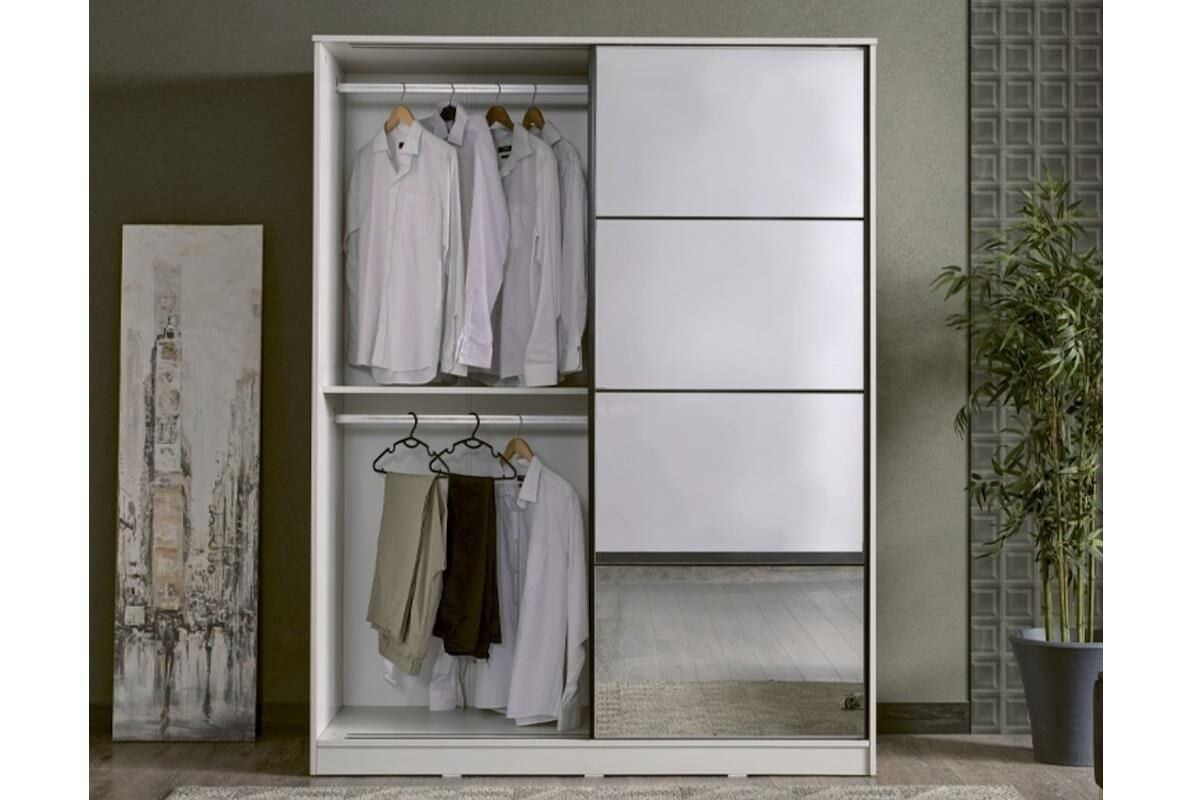 Mds Sude 160 cm Sürgü Kapaklı Dolap