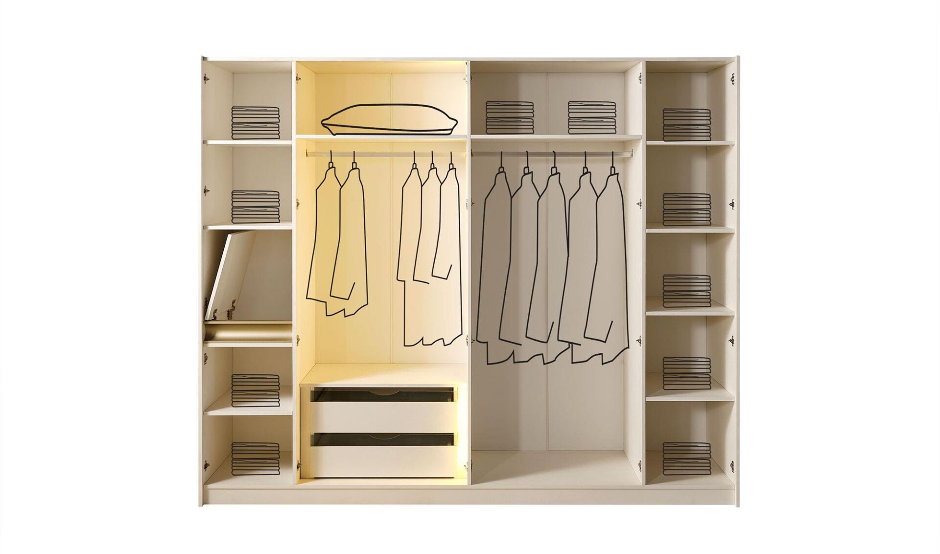 Dmx Rio Delux 6 Kapılı Dolap