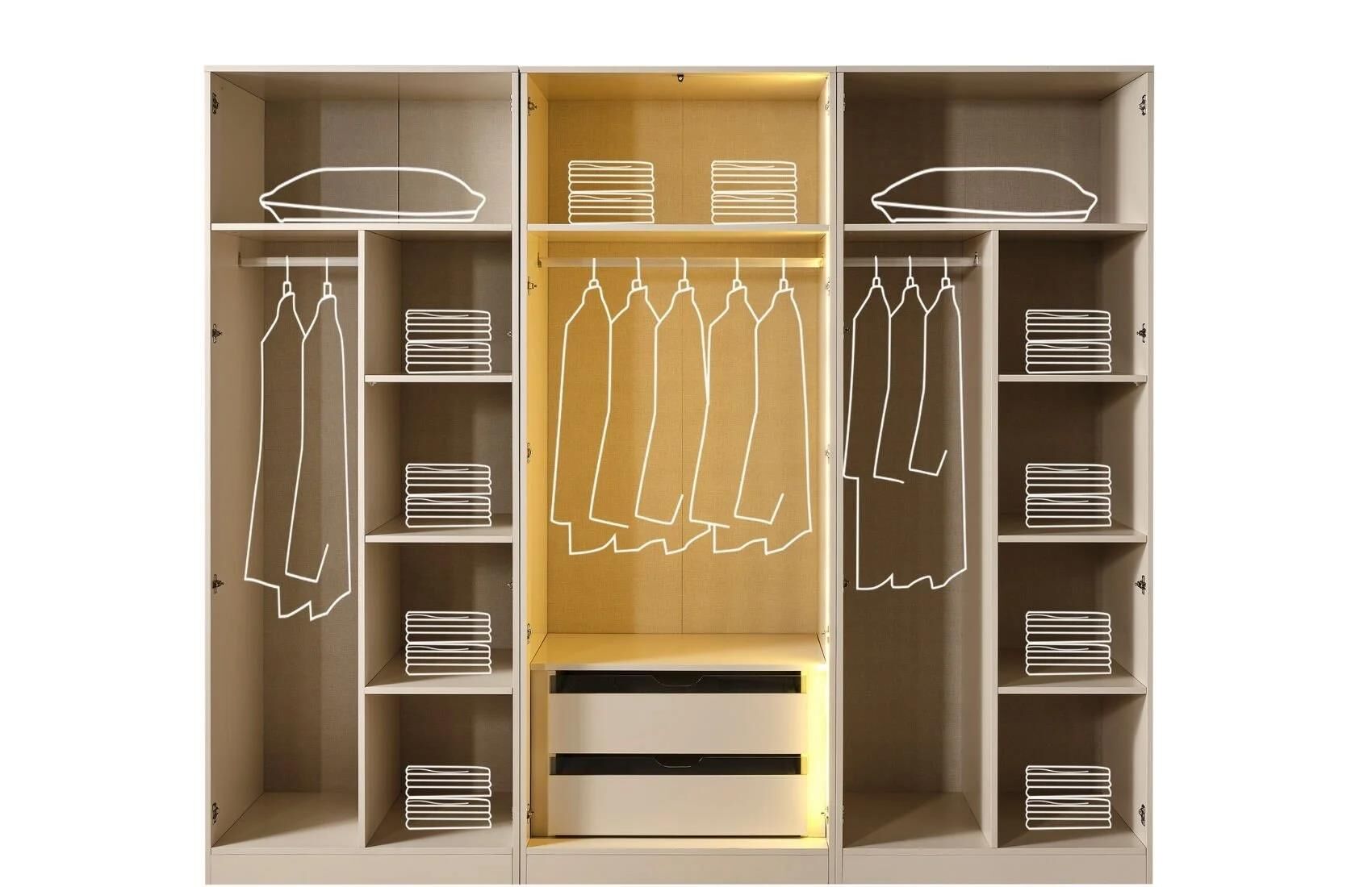 Dmx Aura 2 Li Reflekte Dolap Temperli