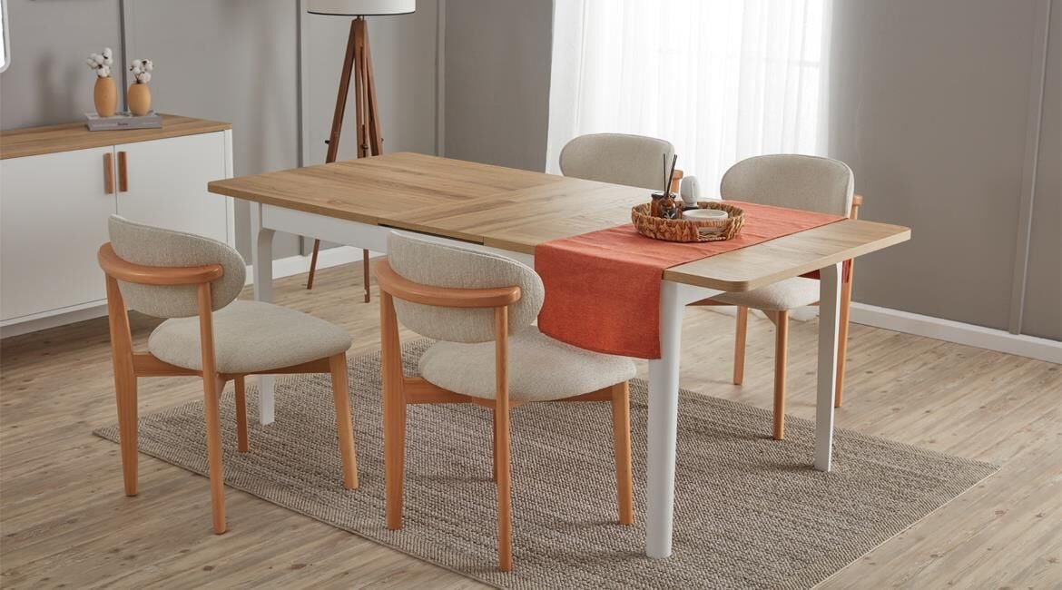 Mil Tena 160*90 Açılır Yemek Masası