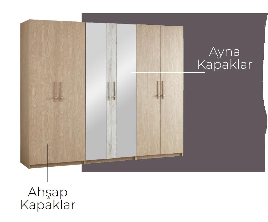 Arn Pera Aynalı Kapak