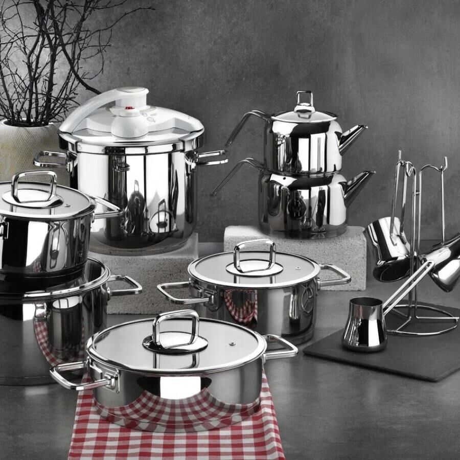 Kütahya Silindir 18 Prç.Çelik Çeyiz Seti