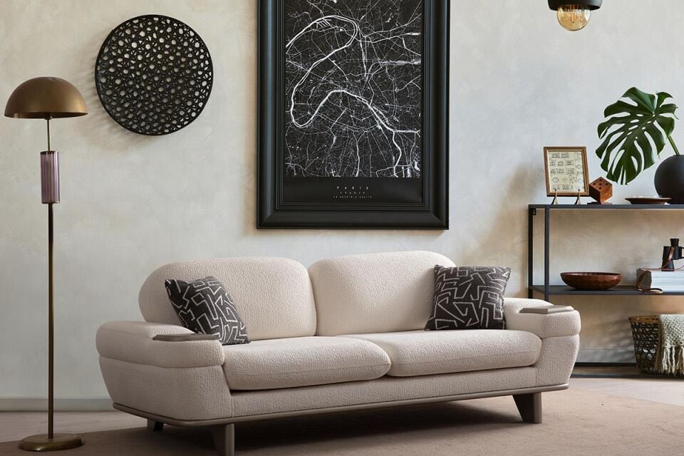 Rll İnci 3 Lü Koltuk