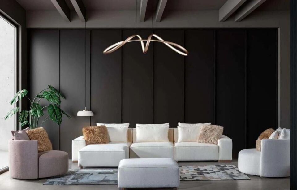 Zinde Puzzle Köşe Takımı Puflu