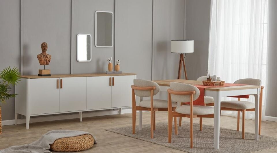 Mil Tena Yemek Odası Takımı