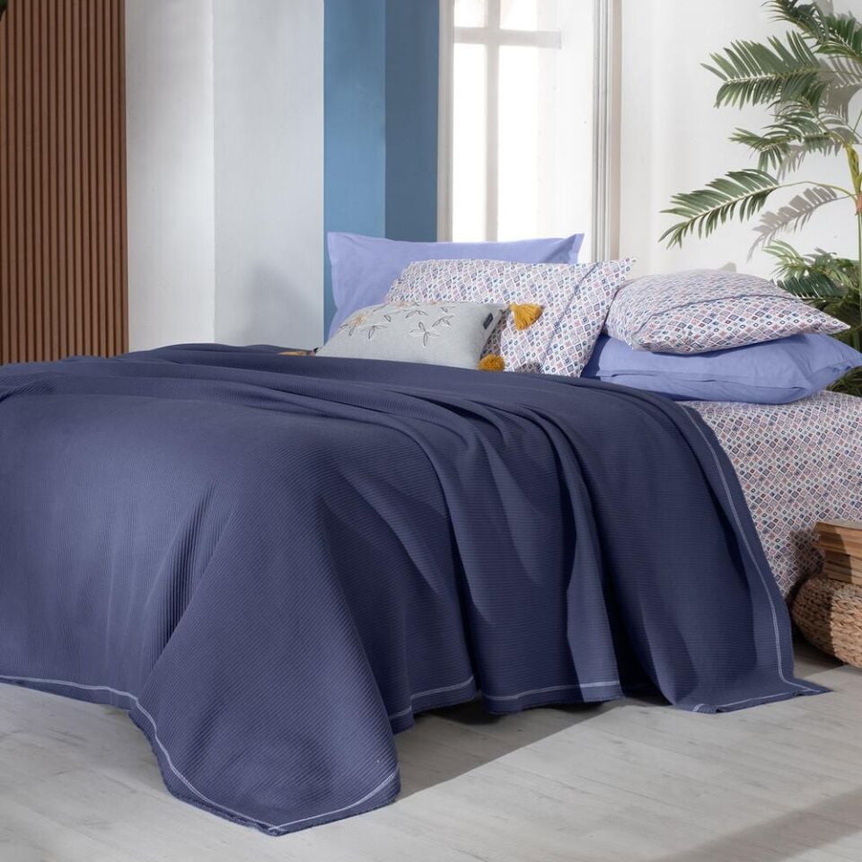 Sarev Abel Pike Takımı Çift  Kişilik Lacivert