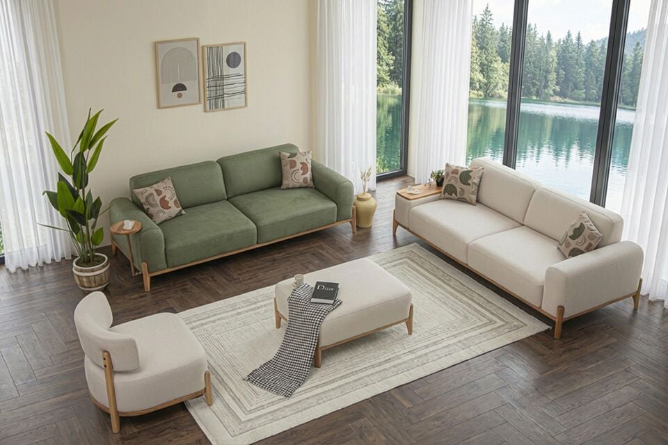 Tmy Likya Koltuk Takımı 3+3+1