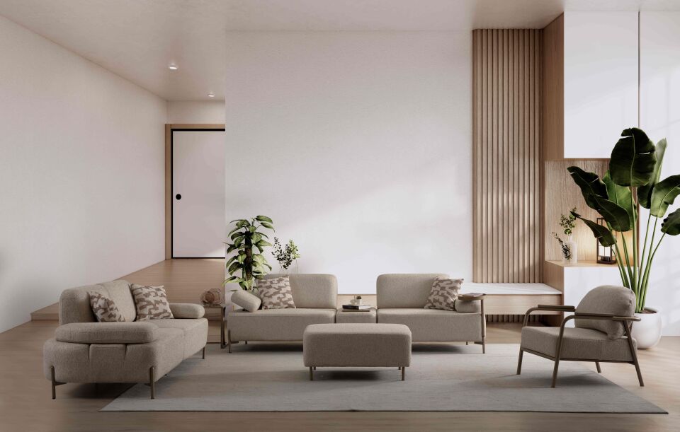 Tmy Midas Koltuk Takımı 3+3+1+Ara sehpa