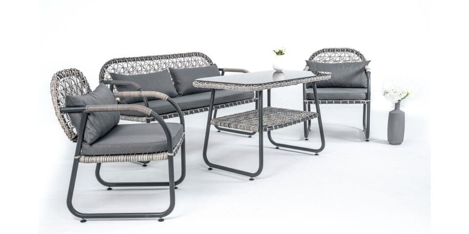 Sdr Papatya Oturma Grubu 3+1+1+Masa Stone