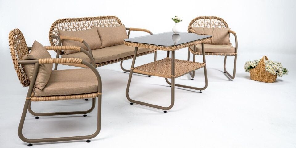 Sdr Papatya Oturma Grubu 3+1+1+Masa Capi