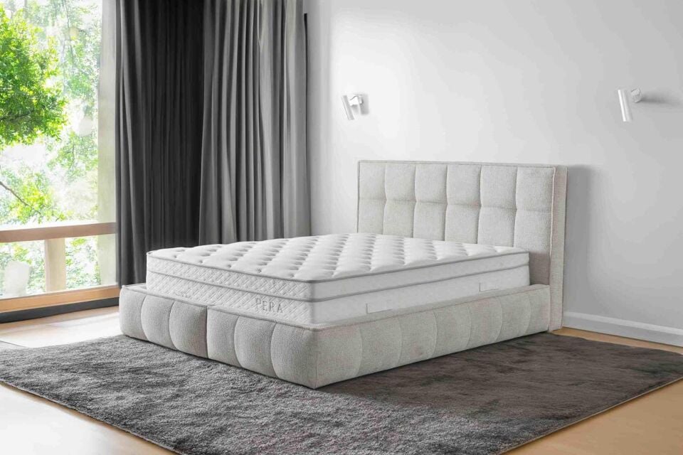 Arn Pera 160 Lık Amortisörlü Karyola (Başlık Dahil)