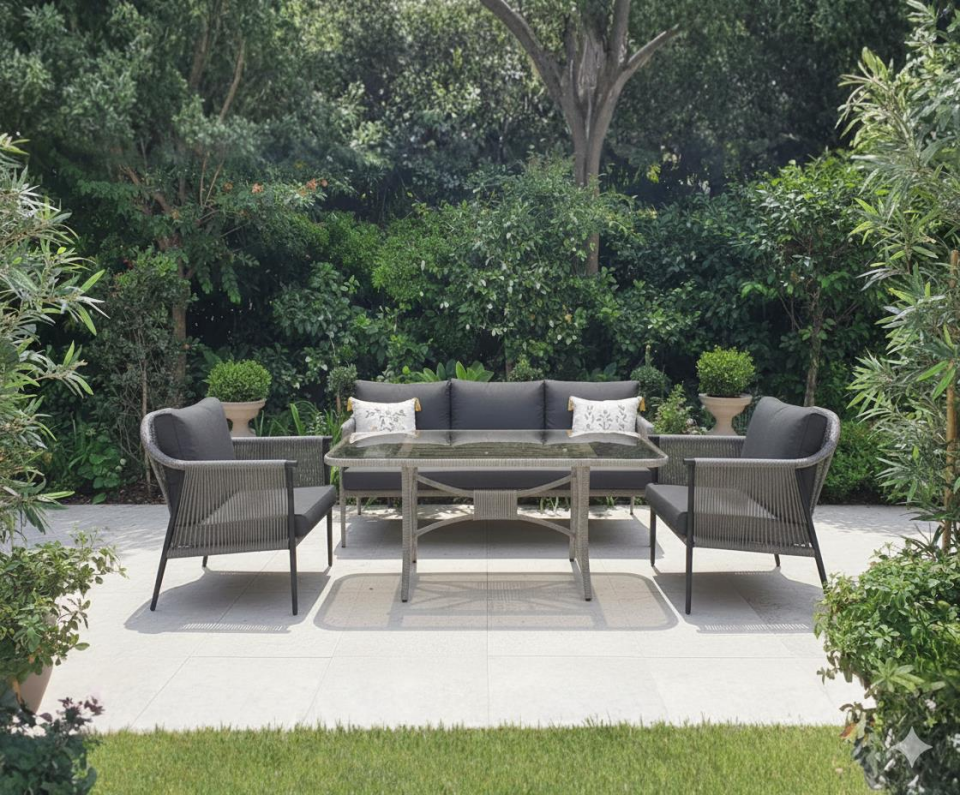 Sdr Açelya Oturma Grubu 3+1+1+Masa Stone