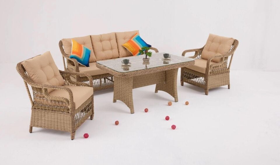 Sdr Benin Oturma Grubu 3+1+1+Masa Sarmaşık Capi