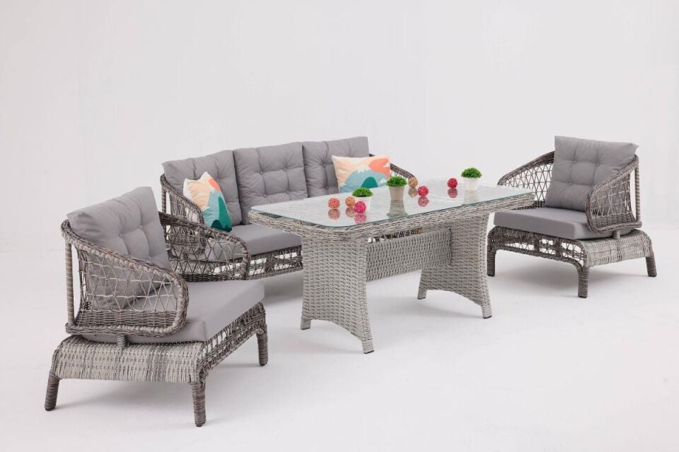 Sdr Peru Oturma Grubu 3+1+1+Masa Stone