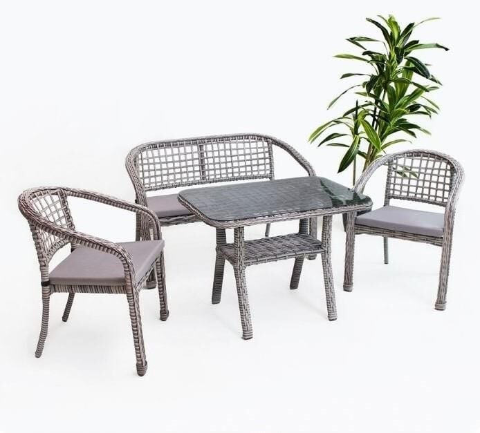 Sdr Lima Çay Seti 2+1+1+Masa Stone