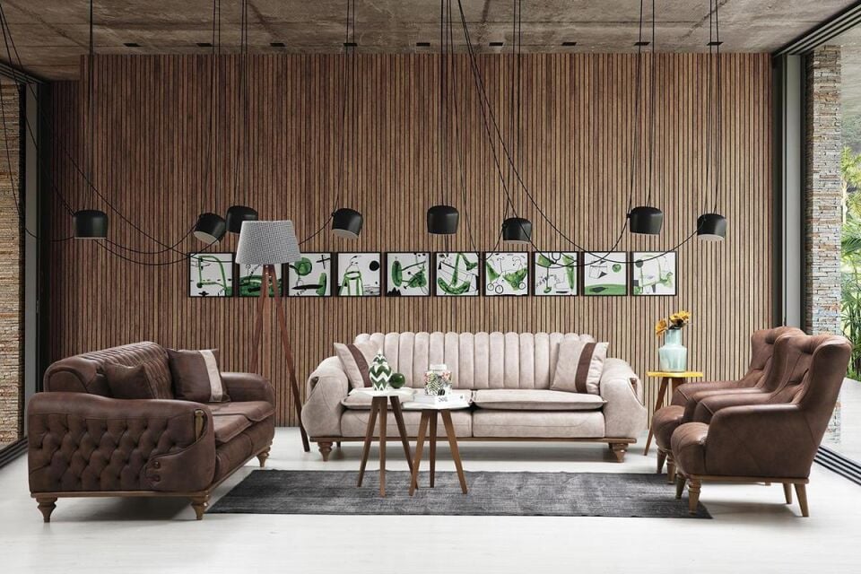 Rll Topkapı Koltuk Takımı 3+3+1