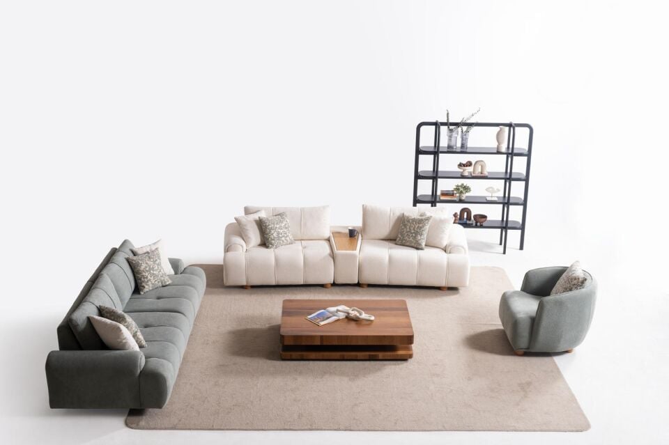 Wes Hera Koltuk Takımı 3+3+1+Sehpa