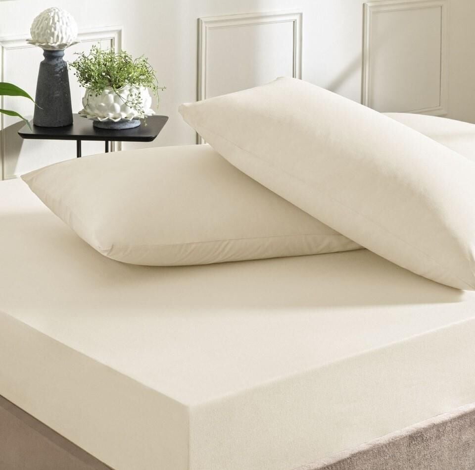 Taç Rf Color Dreams  Fitted  Çarşaf Seti Ekru Çift Kişilik