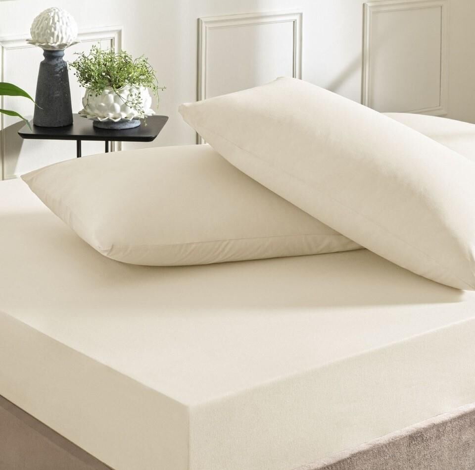 Taç Rf Color Dreams  Fitted  Çarşaf Seti Ekru Çift Kişilik