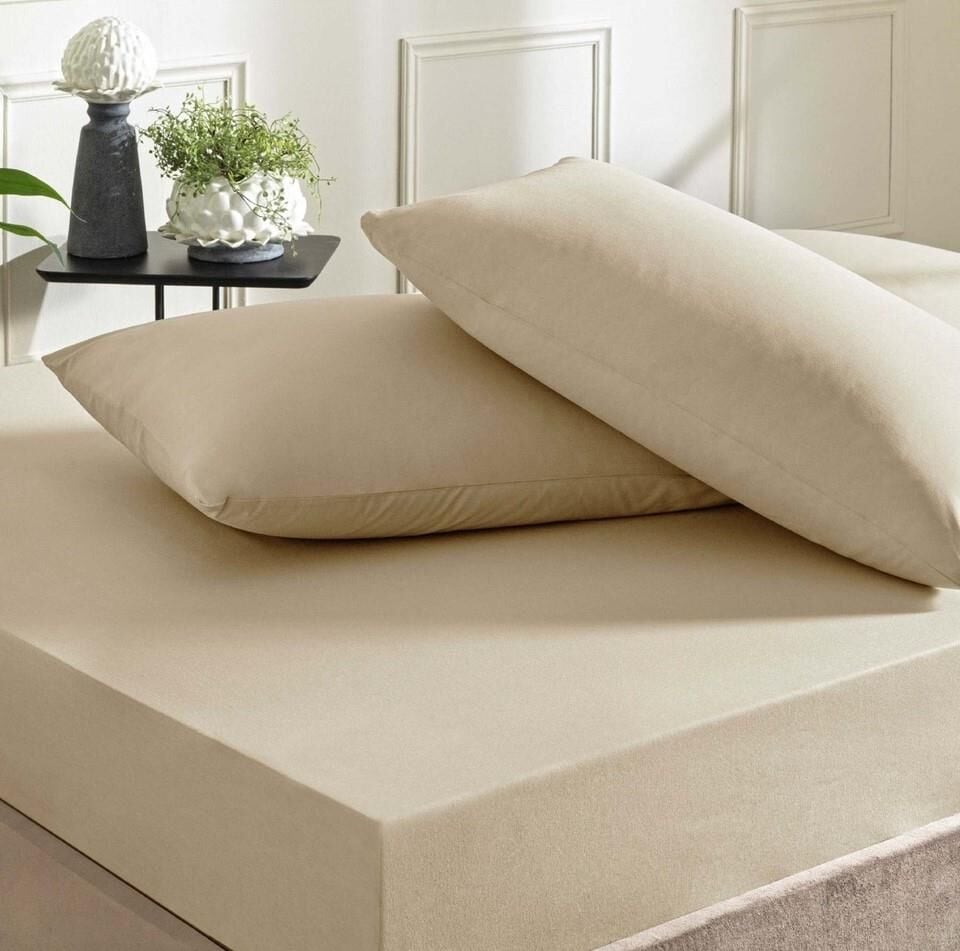 Taç Rf Color Dreams  Fitted Çarşaf Seti Vizon Tek Kişilik