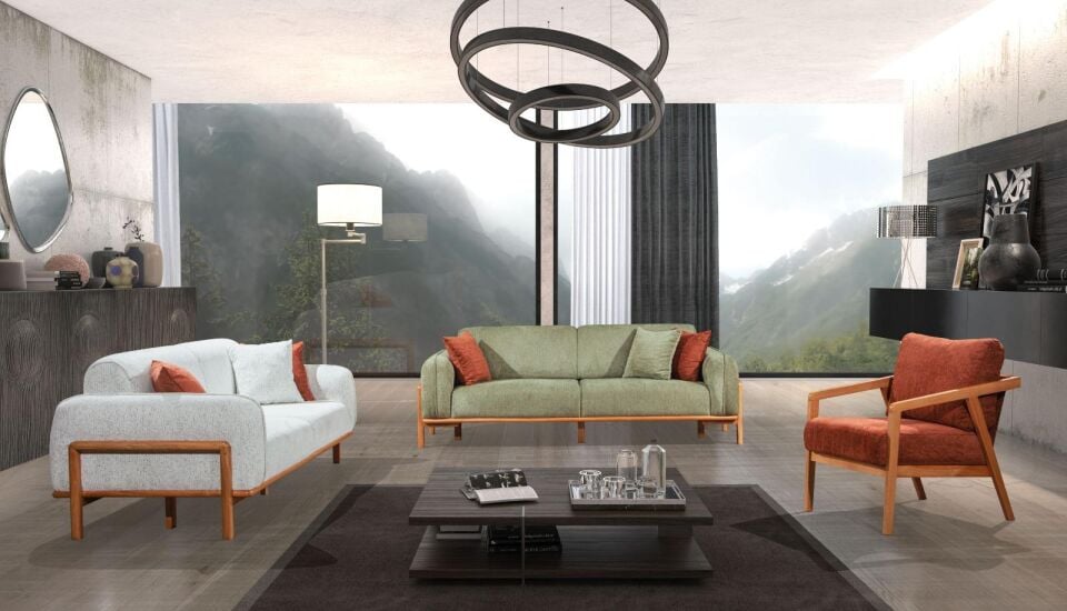 Brs Feyza Koltuk Takımı 3+3+1