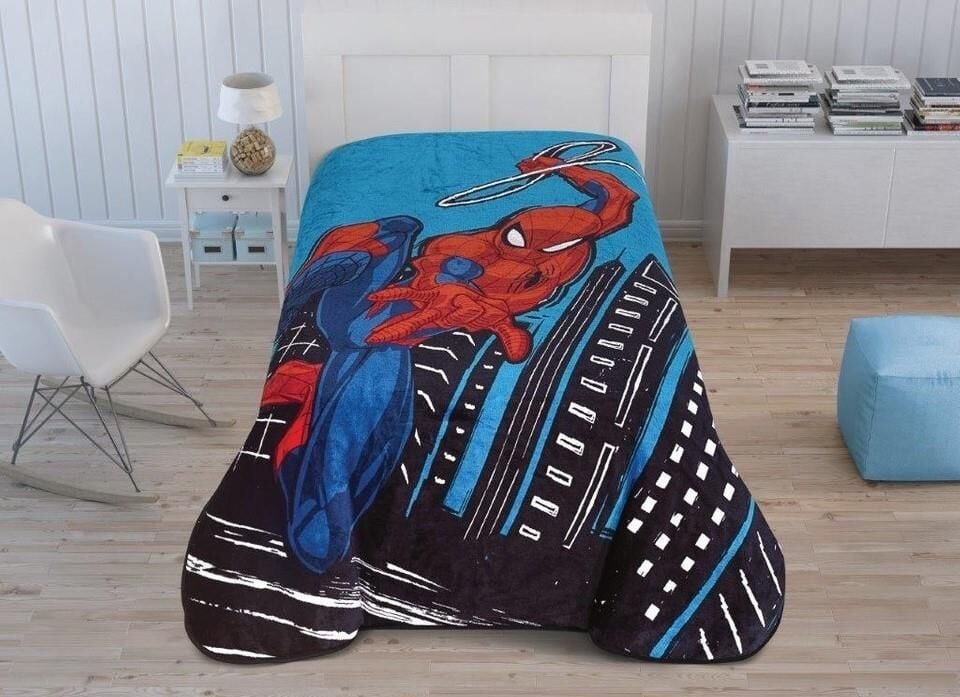 Taç 7480 Battaniye Lisanslı Spiderman Tek Kişilik