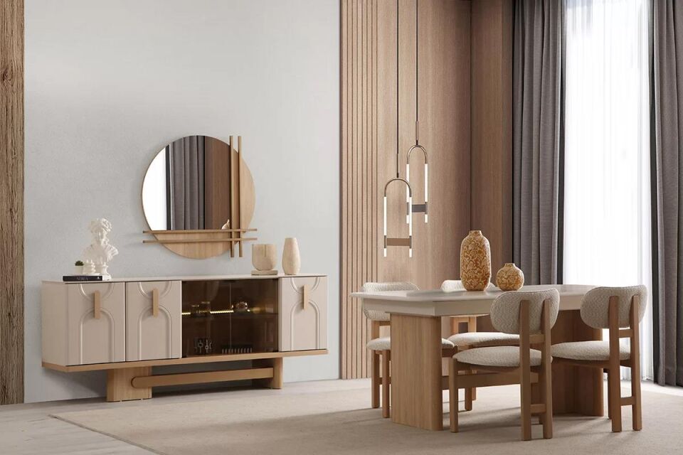 Rll Bianco Yemek Odası Takımı