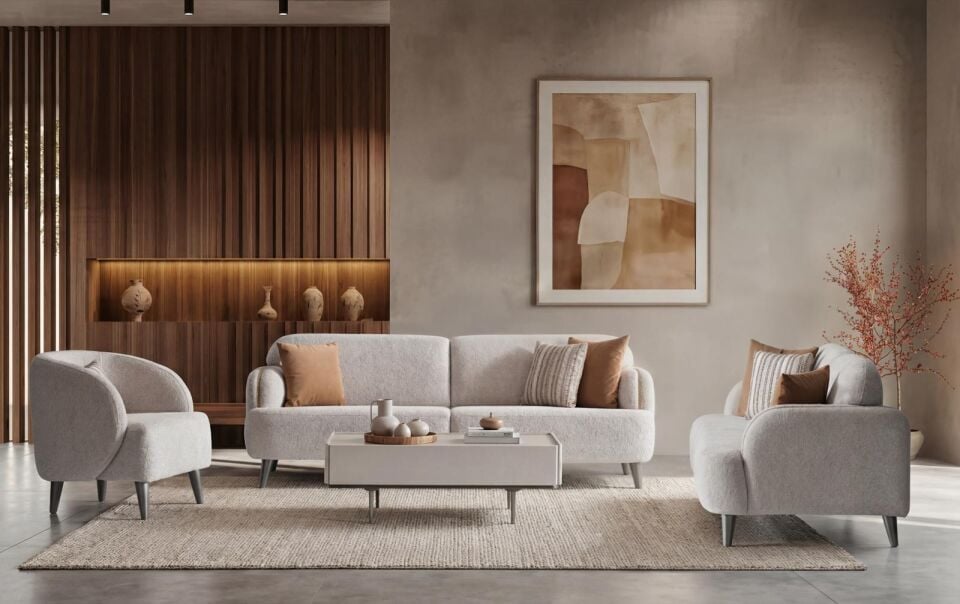 Elz Alvin Koltuk Takımı 3+3+1