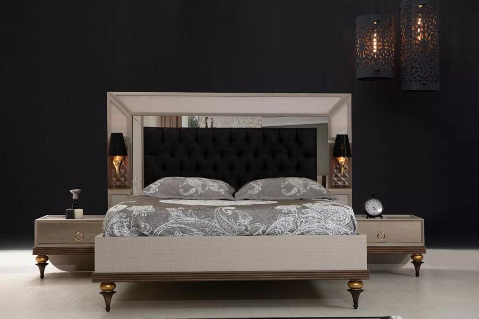 Rll Topkapı Karyola(Baza Başlık Dahil)