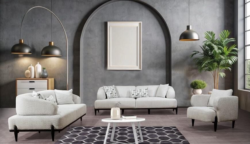 Brs Zeren Koltuk Takımı 3+3+1