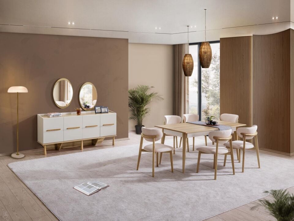 Otm Moon Yemek Odası Takımı