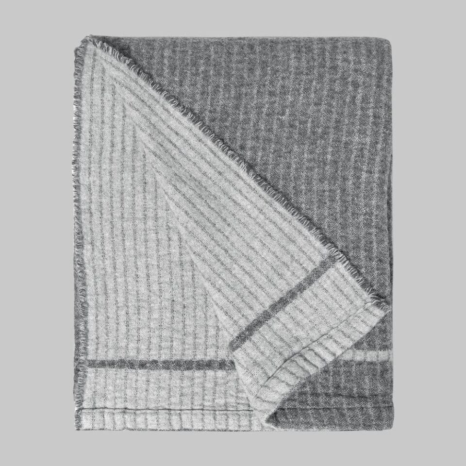 Sarev Barley Throw Gri