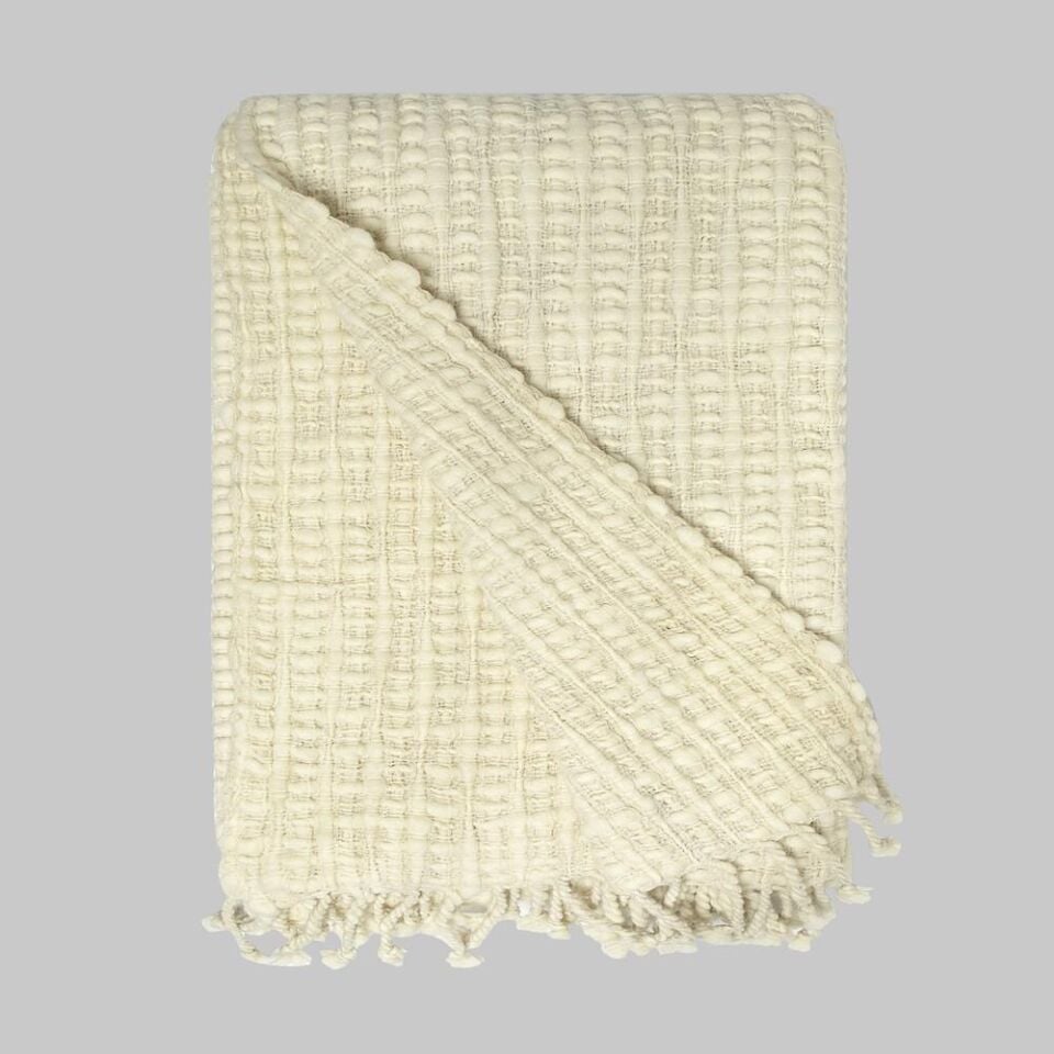 Sarev Lucıano Throw Ekru