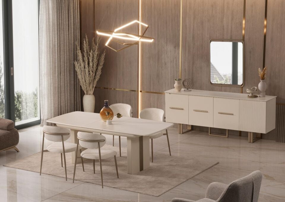 Prk Diamond Yemek Odası Takımı