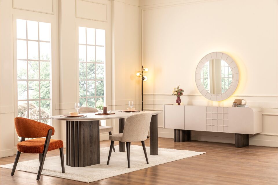 Krk Lorena Yemek Odası Takımı