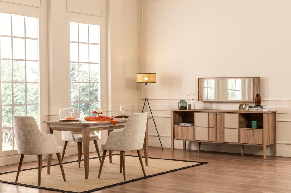 Krk Oslo Yemek Odası Takımı