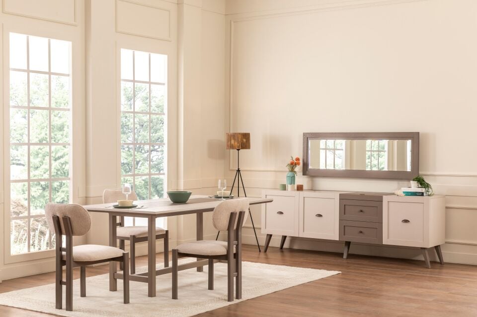 Krk Moss Yemek Odası Takımı