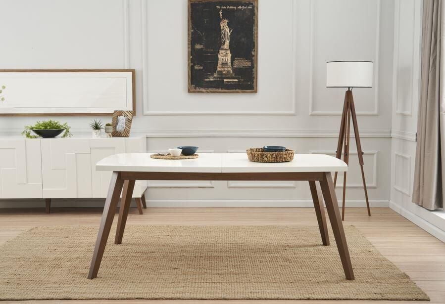 Mil Lego Sabit Beyaz Lake Yemek Masası