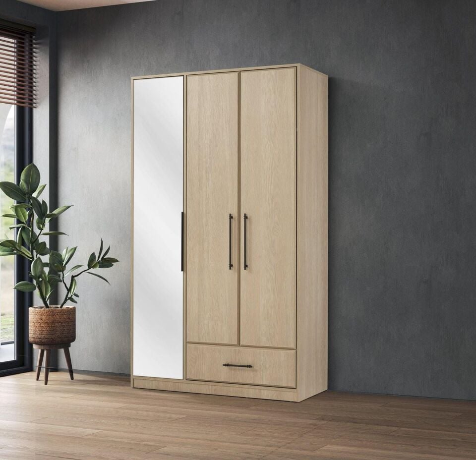Vze Lizbon 3 Kapılı Dolap