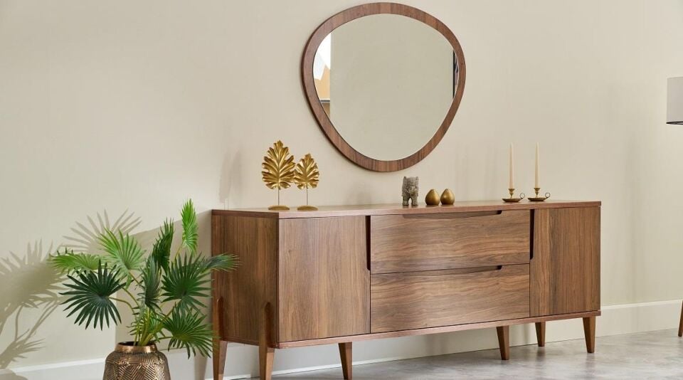 Mil Perge Konsol Aynası