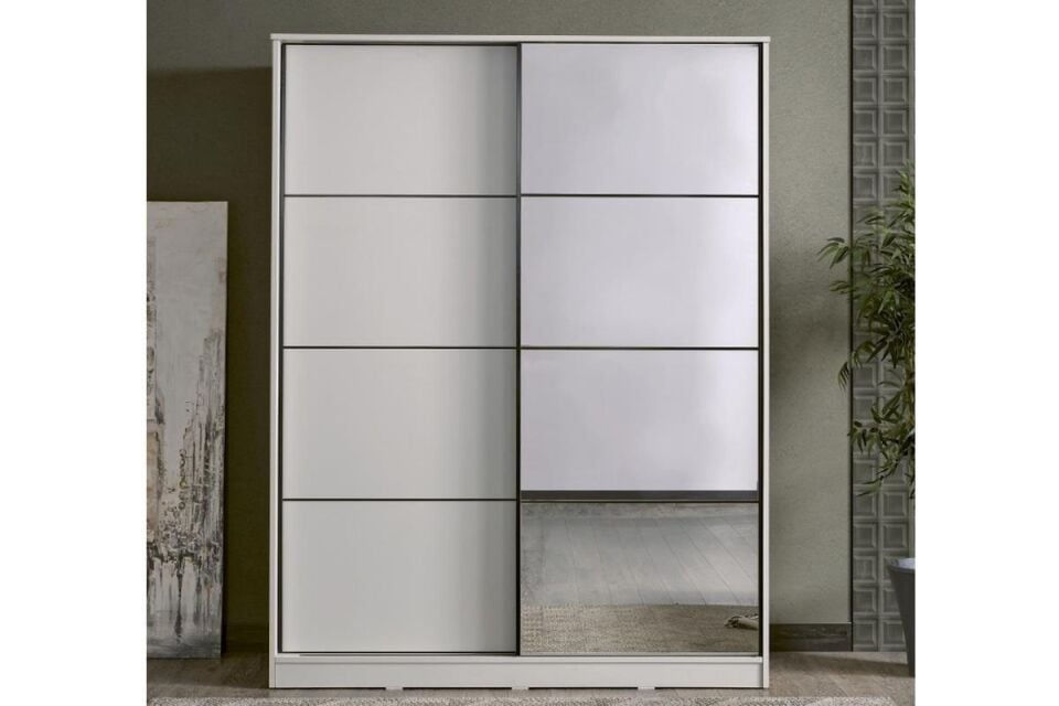 Mds Sude 160 cm Sürgü Kapaklı Dolap