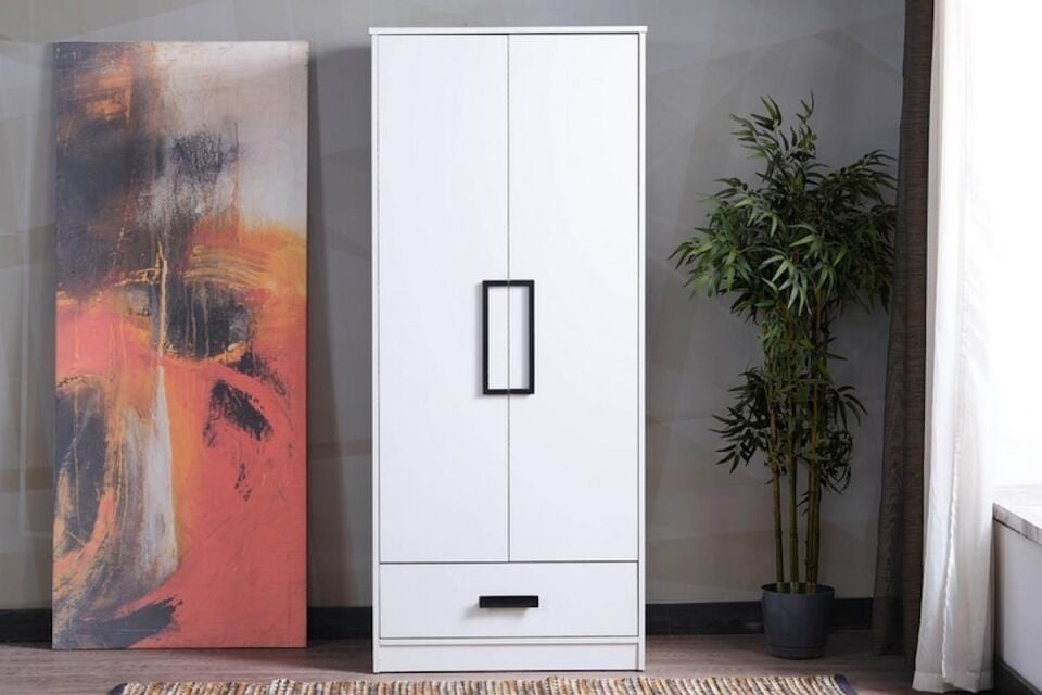 Mds Buse 2 Kapaklı Dolap Beyaz