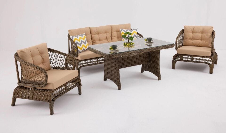 Sdr Peru Oturma Grubu 3+1+1+Masa Kahve