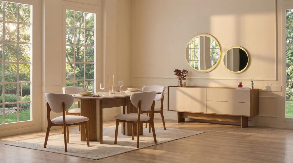 Krk Nova Yemek Odası Takımı